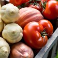 Fresh Farm produce featuring cassava Tubers, yams and Tomato Fresh Farm produce featuring cassava Tubers, yams and Tomato